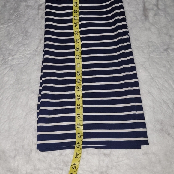 The Limited Flare Wide Leg Career Pants SZ 14R (Blue & White Striped) - Picture 12 of 14